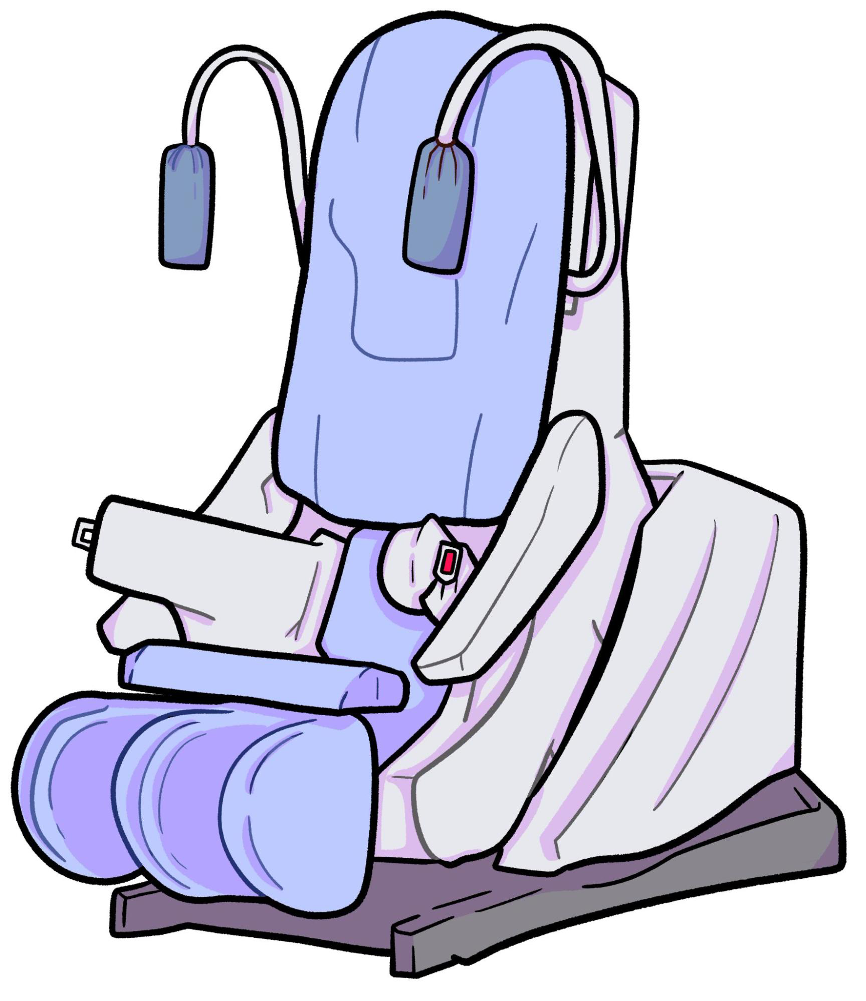 腰椎・頚椎牽引療法用の牽引装置（イメージ）